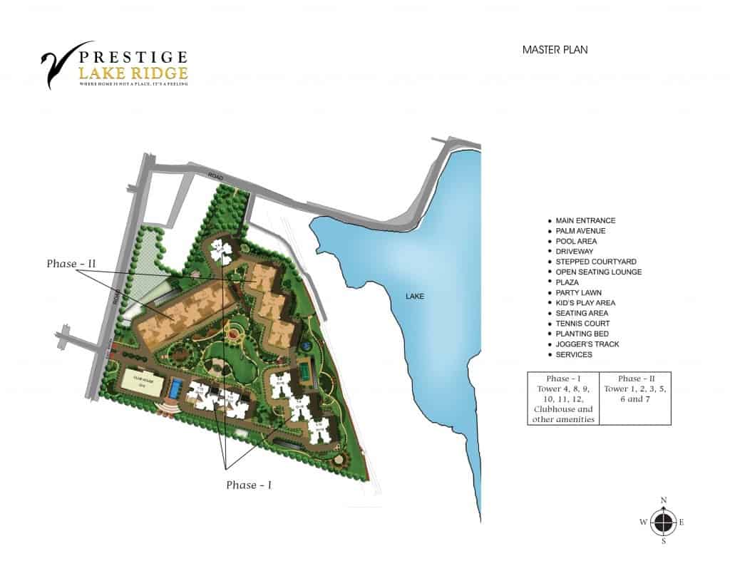 Prestige Lake Ridge master plan
