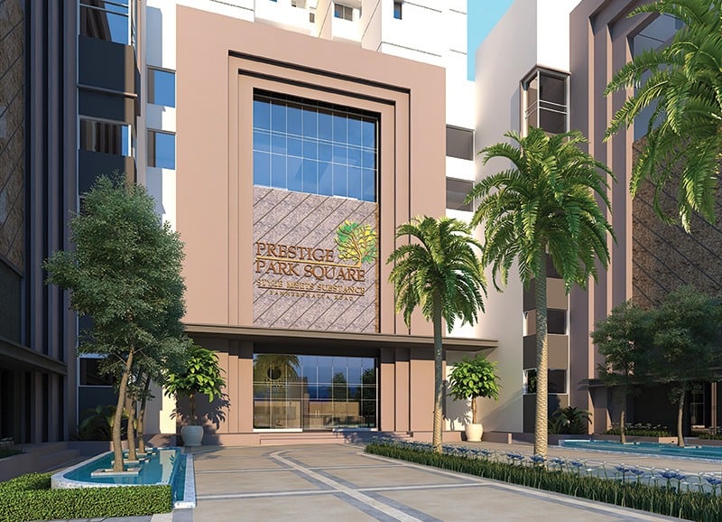 Prestige-Park-Square-Clubhouse-Entrance-View