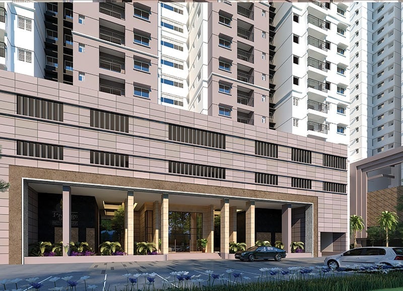 Prestige-Park-Square-Entrance-Lobby-Parking-View