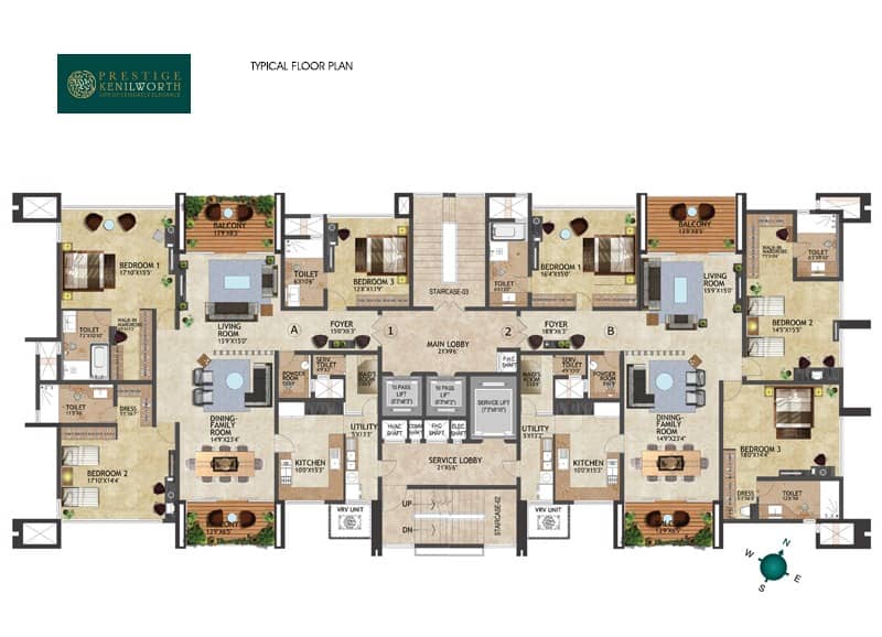 Prestige Kenilworth typical-floor-plan