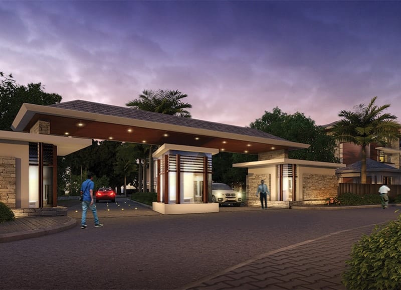 Prestige Tech Vista Villas Entrance-View