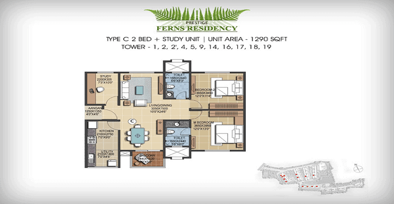 Prestige-Ferns-Residency-Floor-Plan-3