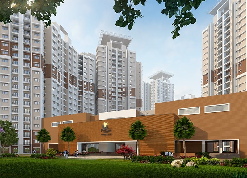 Prestige Sunrise Park - Reviews, Price - 1, 2, 3 BHK Apartments Sale 4 Prestige-Sunrise-Park-Norwood-Clubhouse-Entry