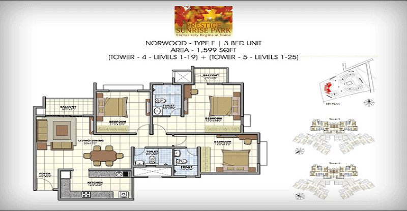 Prestige Sunrise Park Reviews, Price 1, 2, 3 BHK