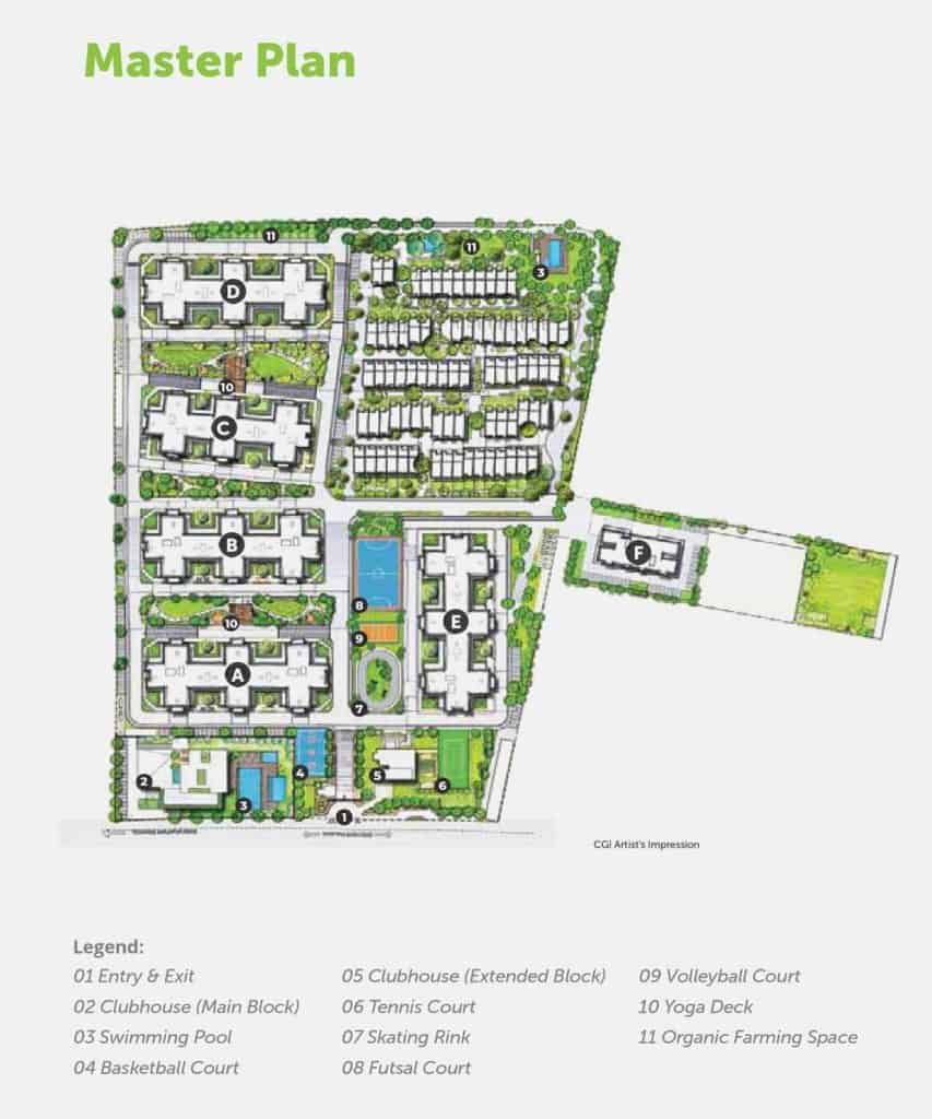 Assetz 63 Degree East - Reviews & Price - 1, 2, 3 BHK Apartments Sale in Sarjapur Road, Bengaluru 2 Assetz 63 Degree East Master Plan