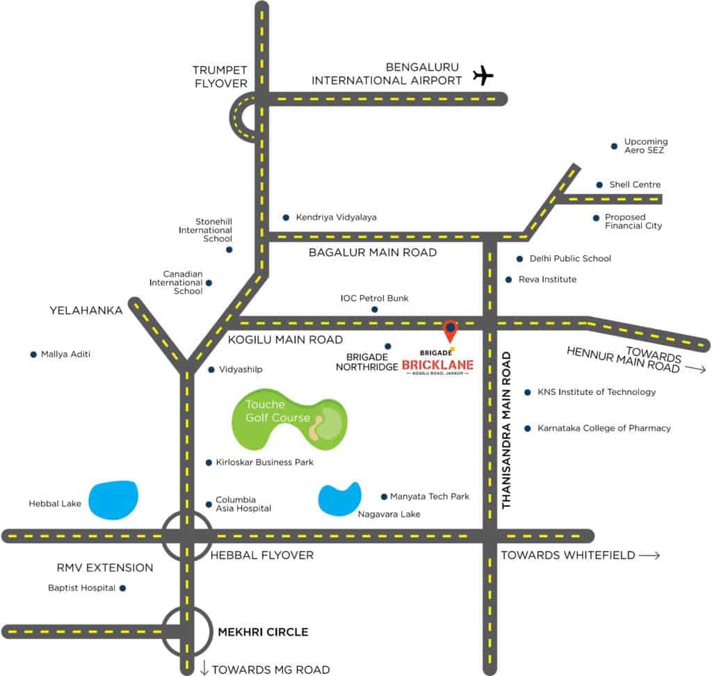 Brigade Bricklane Location Map