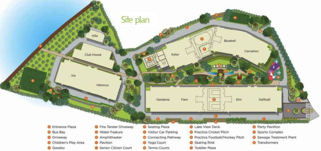 Embassy Pristine Bellandur - Reviews & Price - 3, 4, 5BHK Apartments For Sale 2 Embassy Pristine Bellandur Master Plan