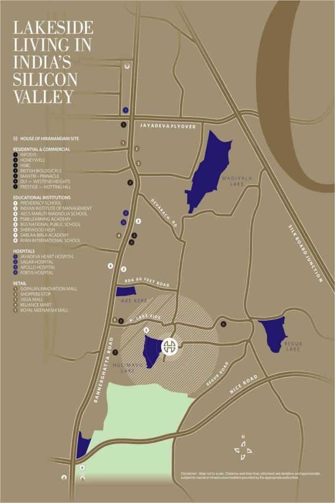 Hiranandani Evita Location Map