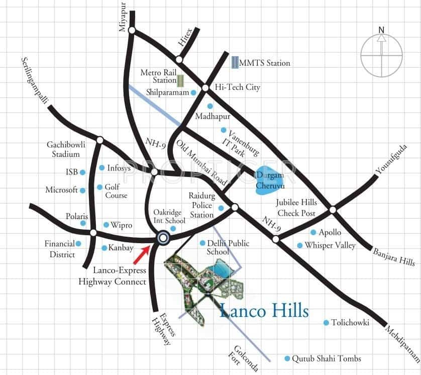 Lanco Hills Apartments Location