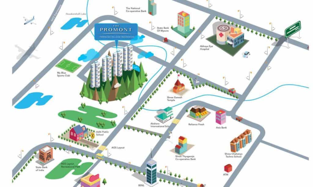 Tata Promont Location Map