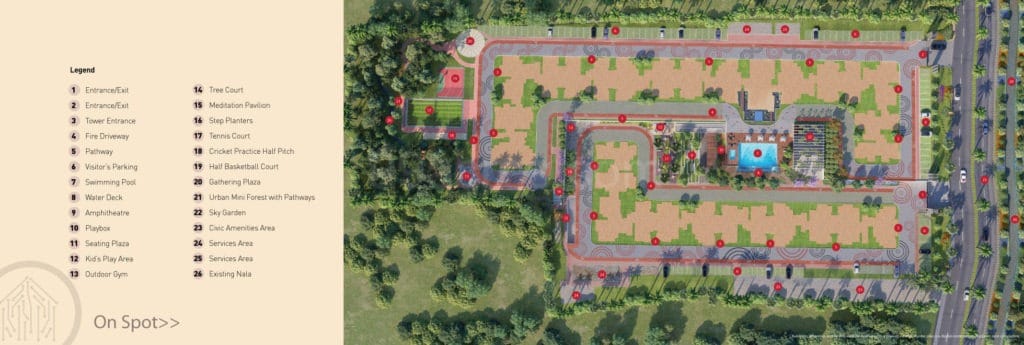 Purva Zenium, Hosahalli - Reviews & Price - 2, 3BHK Apartments For Sale 2 Purva Zenium Master Plan
