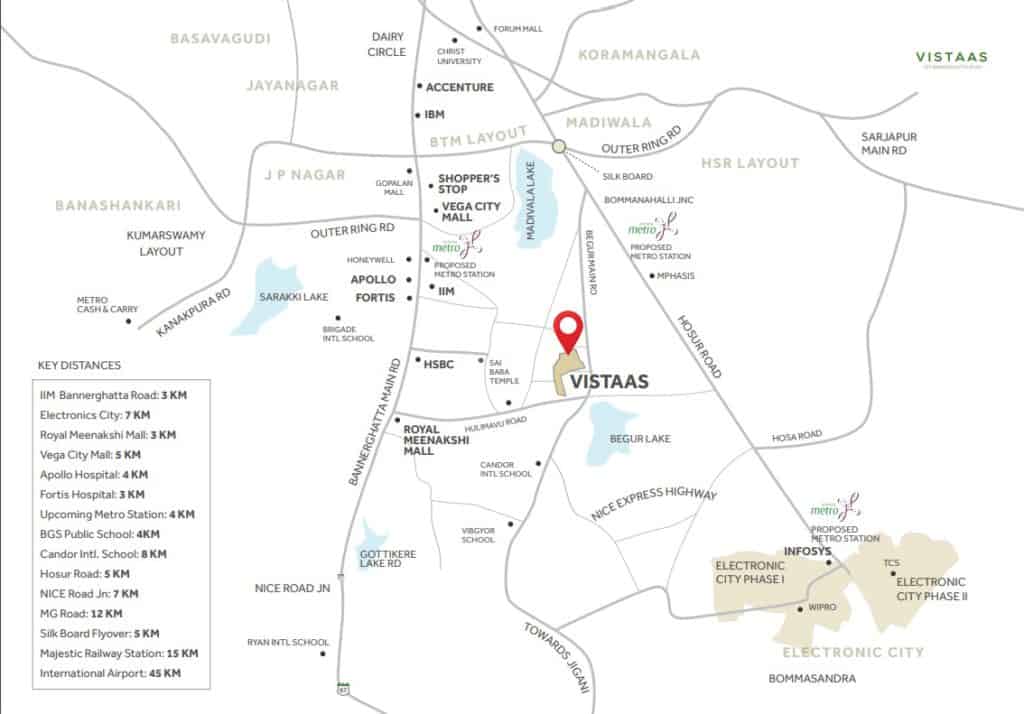 Sona Vistaas Location Map