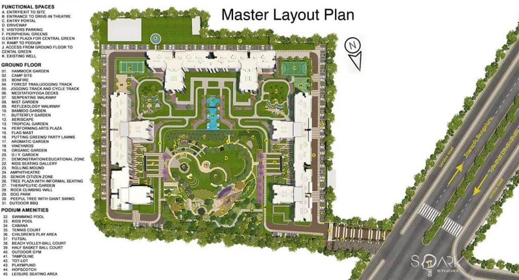 Godrej Royale Woods Master Plan