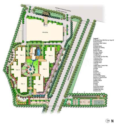 Mantri Celestia, Gachibowli - Price & Reviews - 2, 3 BHK Apartments Sale in Hyderabad 2 Mantri Celestia Master Plan