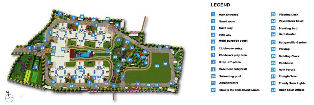 Mantri Manyata Energia, Hebbal - Price & Reviews - 2.5, 3 BHK Apartments For Sale in Bengaluru 2 Mantri Manyata Energia Master Plan