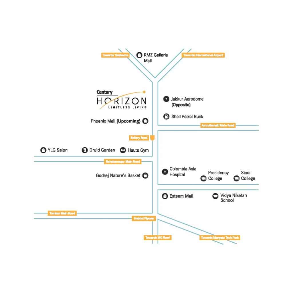 Century Horizon, Jakkur - Reviews & Price - 2, 3, 4 BHK Apartments Sale in Bangalore 1