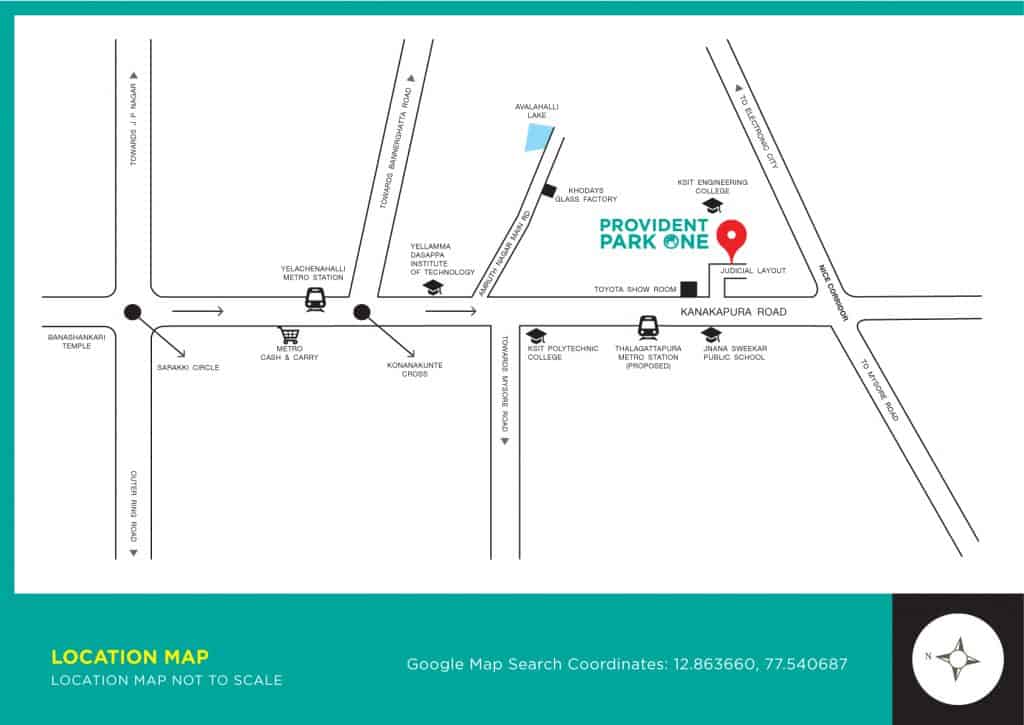 Provident Park One Location Map