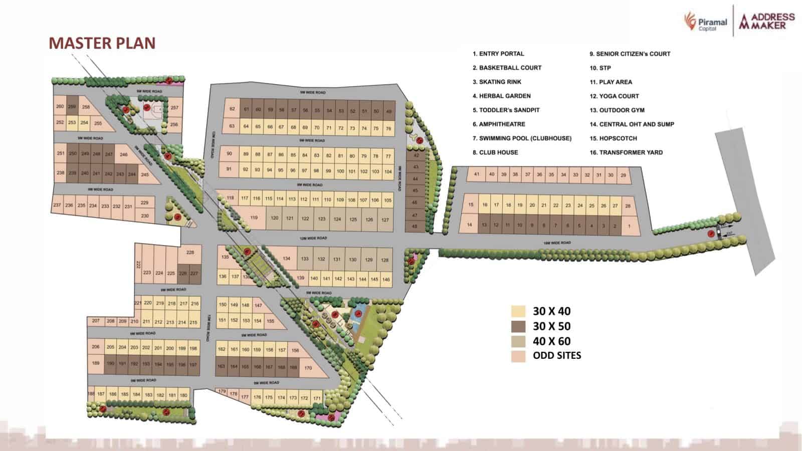 Gem Park Address, Sarjapur Road - Reviews & Price - Plots Sale in Bangalore 2 Gem Park Address Master Plan