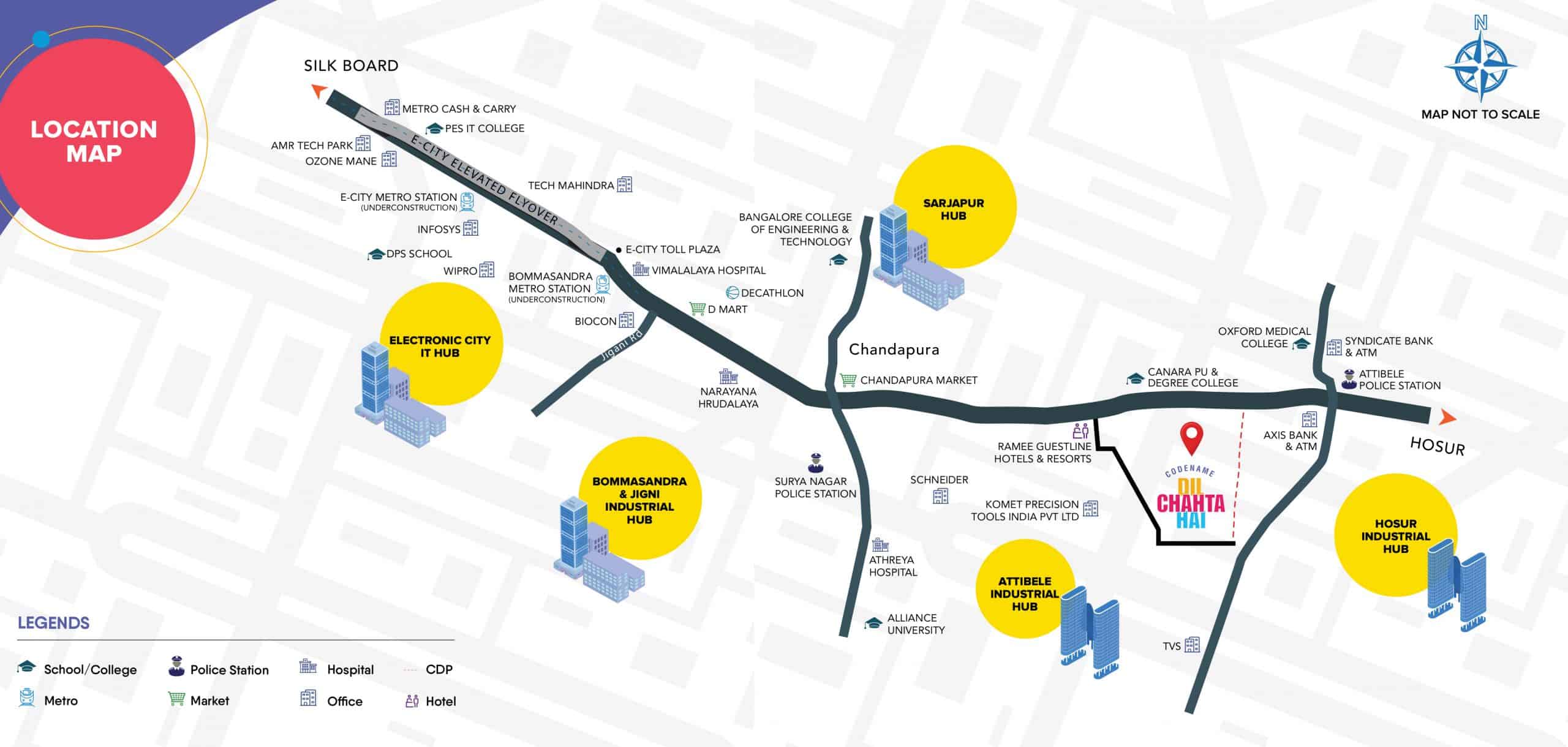 Shriram Codename Dil Chahta Hai Location Map