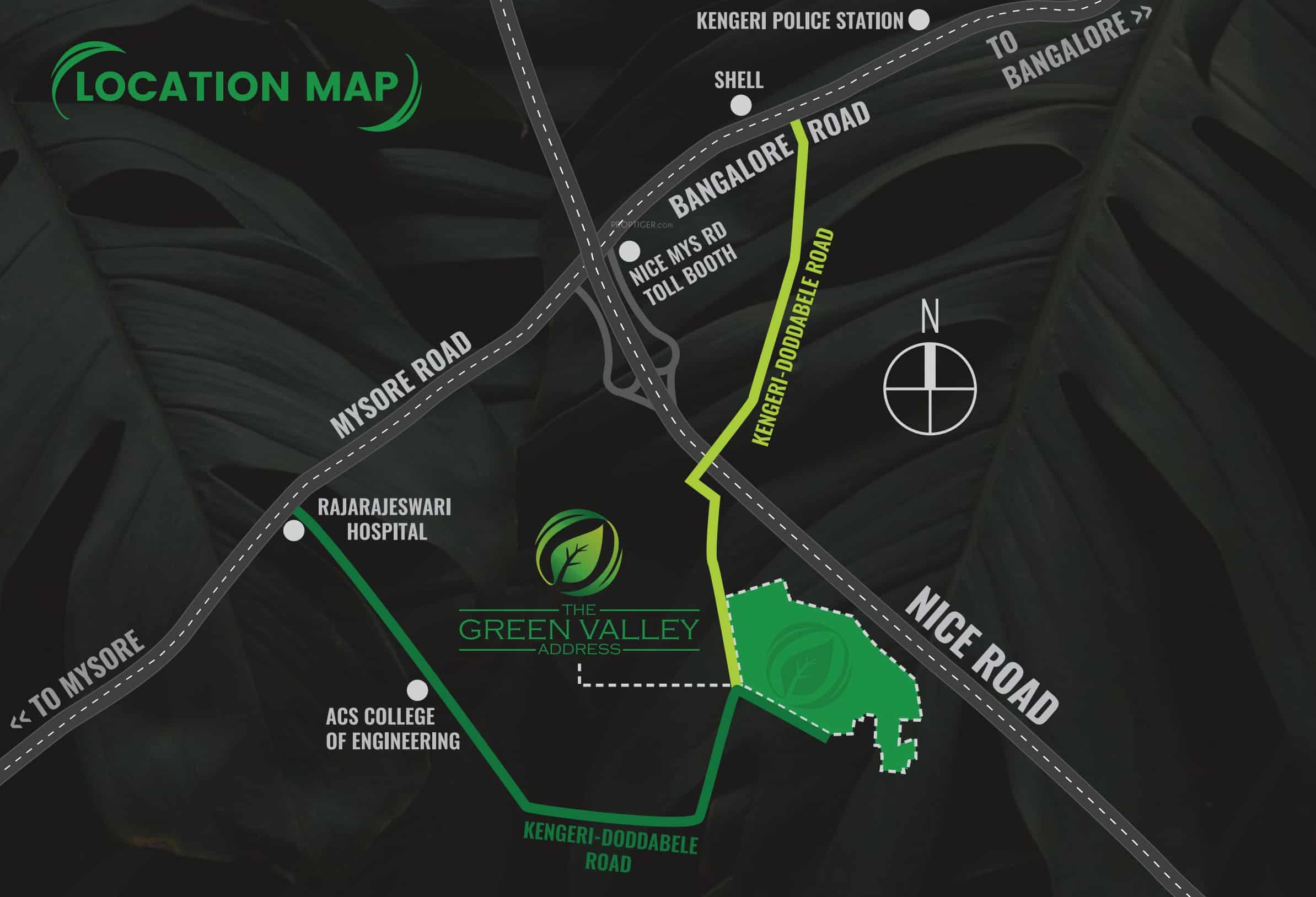 The Green Valley Address Location Map