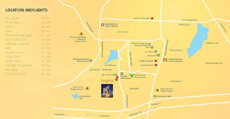 AXIS Aspira Location Map