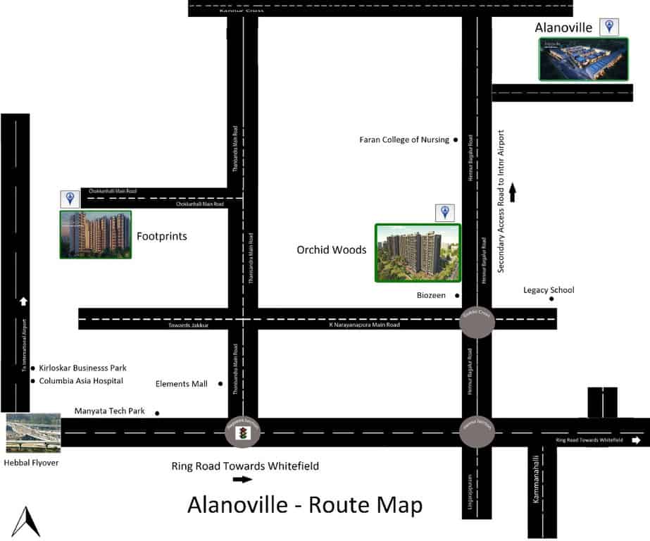 Alanoville Location Map