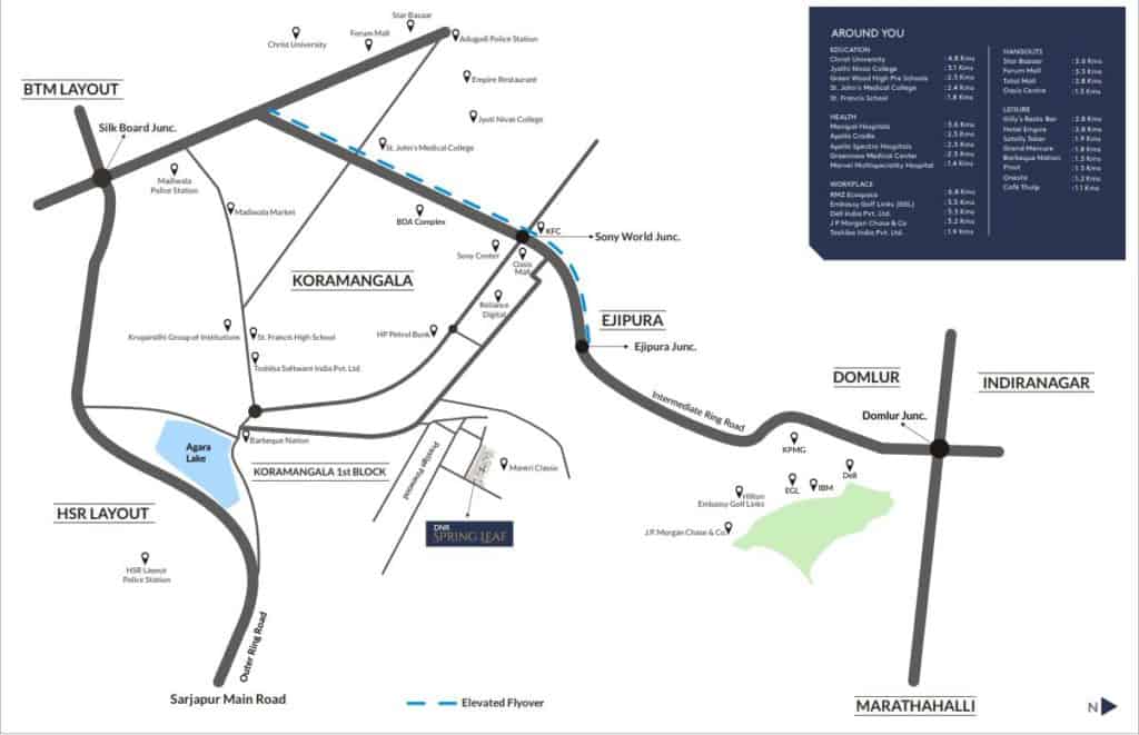 DNR Spring Leaf Location Map