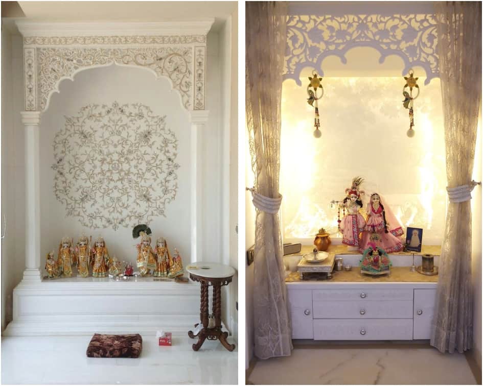 Pooja Room Designs In Marble