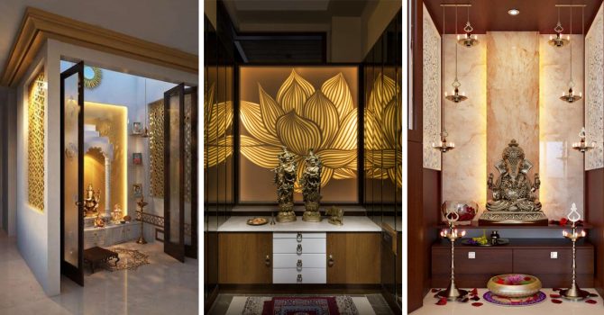 Indian Style Pooja Room Designs : r/TrendingInterior