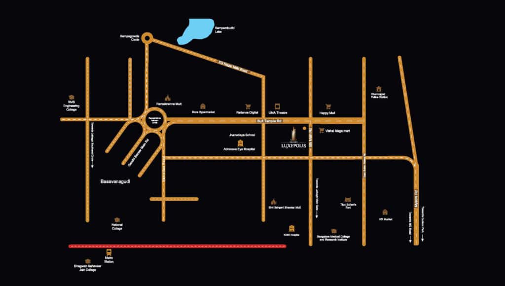 Concorde Luxepolis Location Map