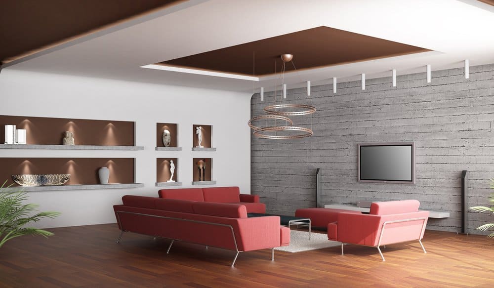 False Ceiling Cost For Living Room