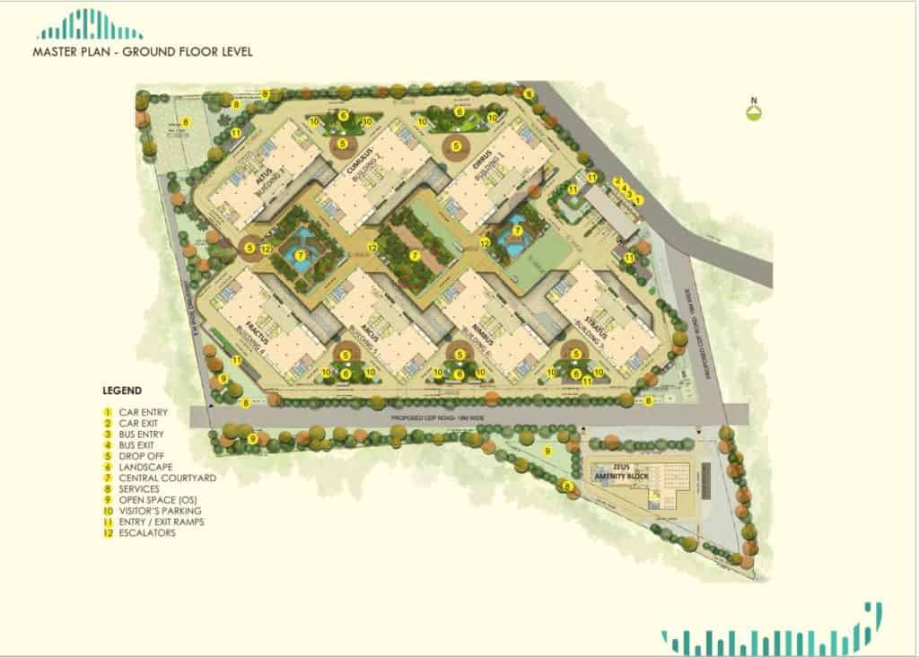 Prestige Tech Cloud Park, Devanahalli- Reviews & Price - Office Space For Sale In Bangalore 2 Prestige Tech Cloud Park Master Plan