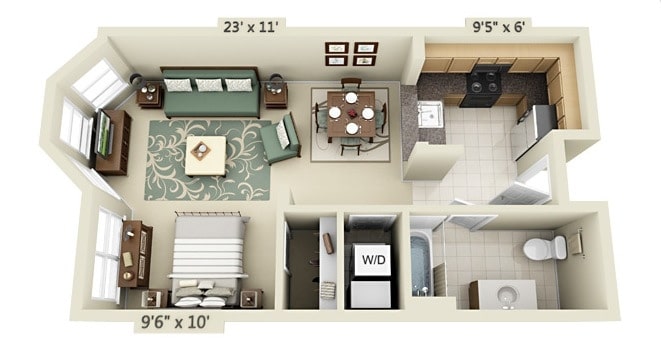 What Is The Size Of A Studio Apartment