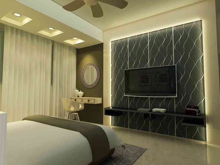 Modern TV Unit Design For Bedroom