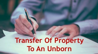 Rule of Perpetuity And Transfer To A Child Who Isn't Born