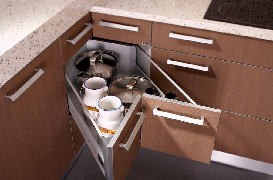 Top 10 Must-Have Modular Kitchen Accessories every Indian House needs 6 Modular Kitchen Corner Units