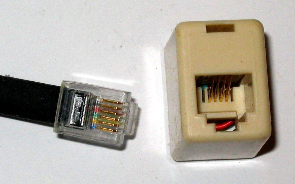 Different Types of Electrical Switches And Fixtures 7 RJ11 Jack or Telephone Socket