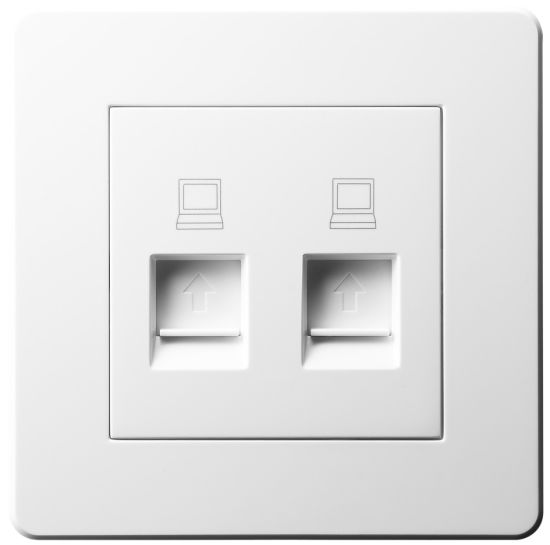 Different Types of Electrical Switches And Fixtures 8 RJ45 Jack or Data Socket