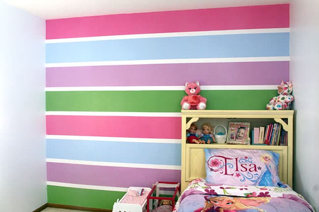 Rainbow Stripe - Wall painting ideas