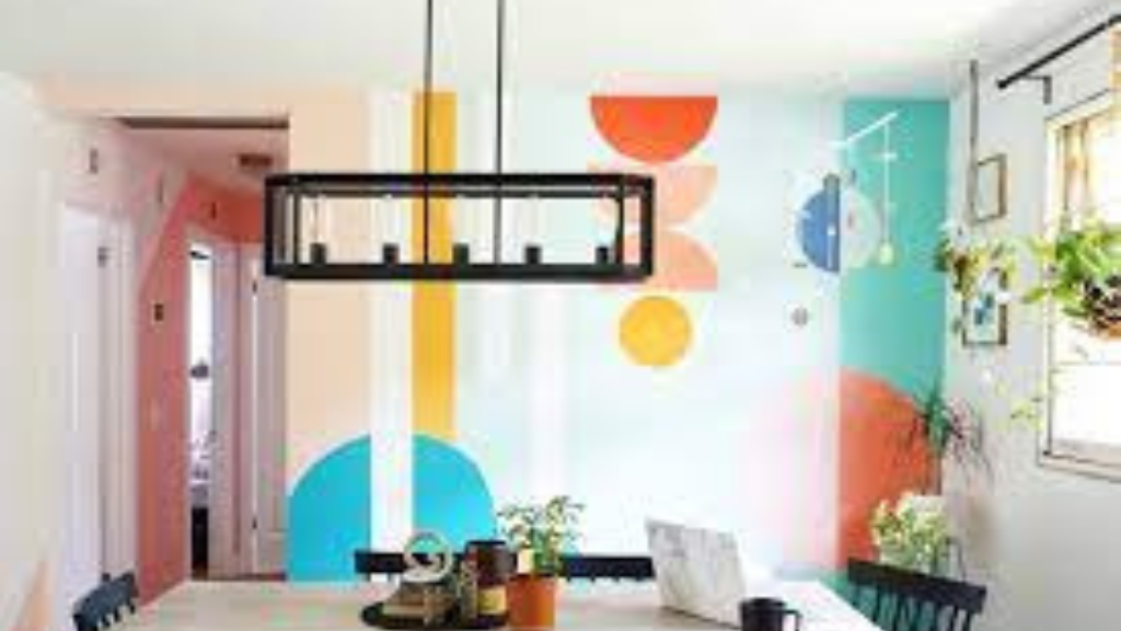 Geometric Shapes - wall painting idea