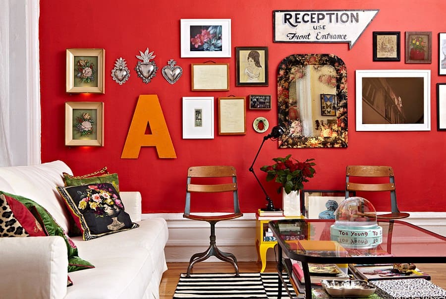Gallery Wall with an Eclectic Style