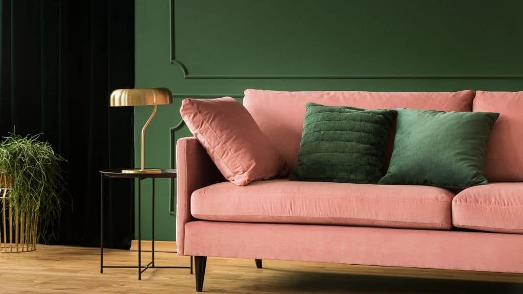 Pink Color Combination For Wall: 15 Best Of 2022 14 Peach Pink And Ample Green