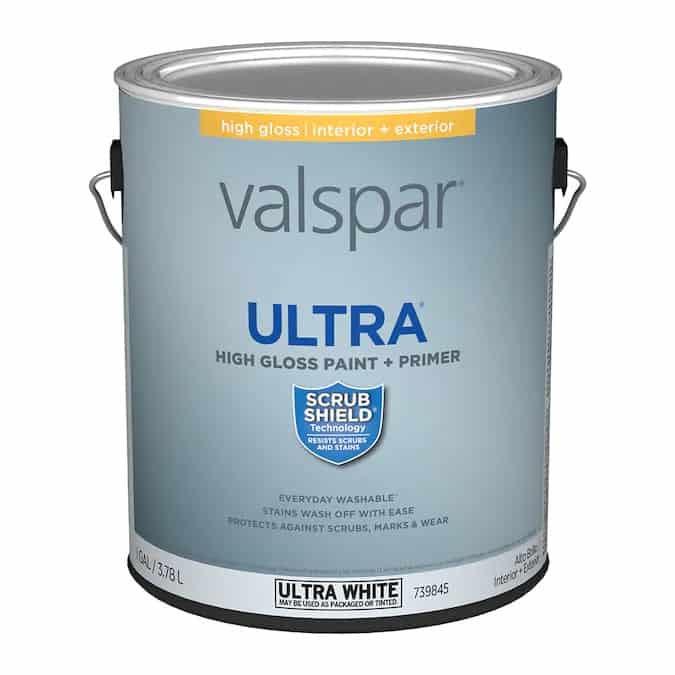 Valspar Ultra High-Gloss Paint & Primer - Best Paint For Home Walls