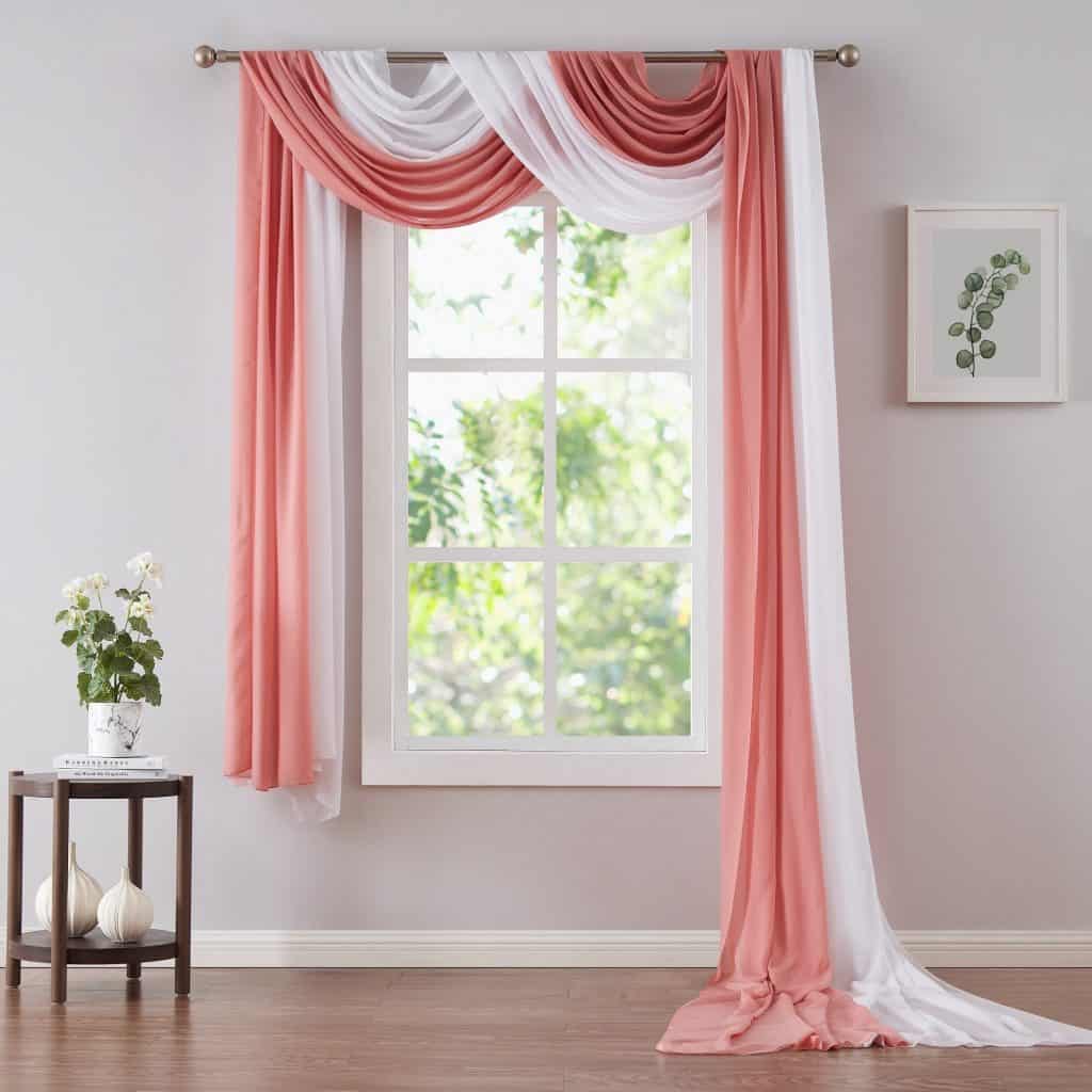 Window Scarf - Types of Curtains
