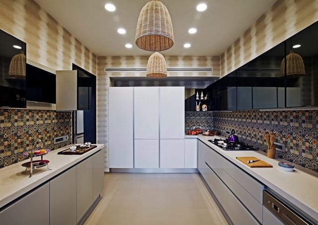 Galley Modular Kitchen Design - Types Of Kitchen Layout