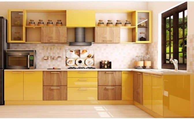 7 Different Types Of Kitchen Layouts To Choose 5 Modular L Shaped Kitchen Design Layout - Types Of Kitchen Layout