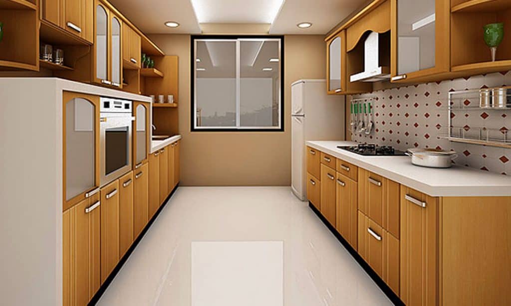 Parallel Kitchen Modular Design - Types Of Kitchen Layout