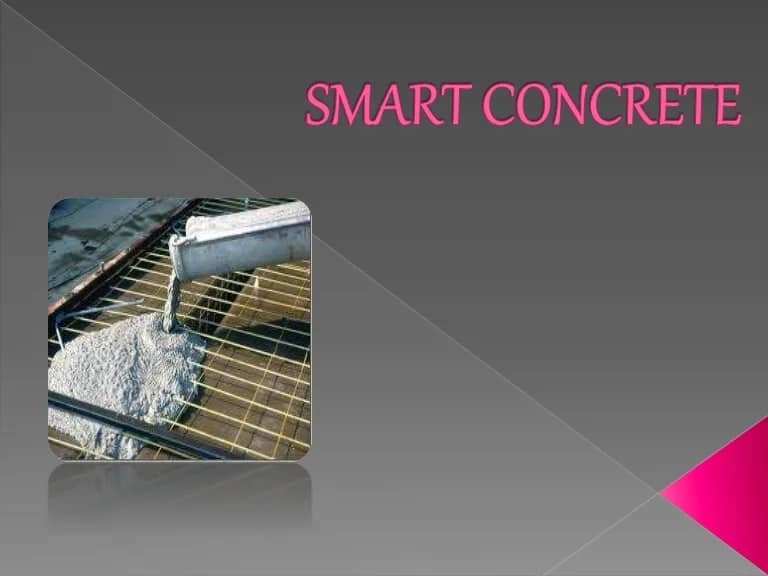 Smart concrete