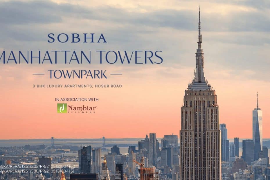 4 BHK Apartments 274 Sobha Town Park Manhattan Towers