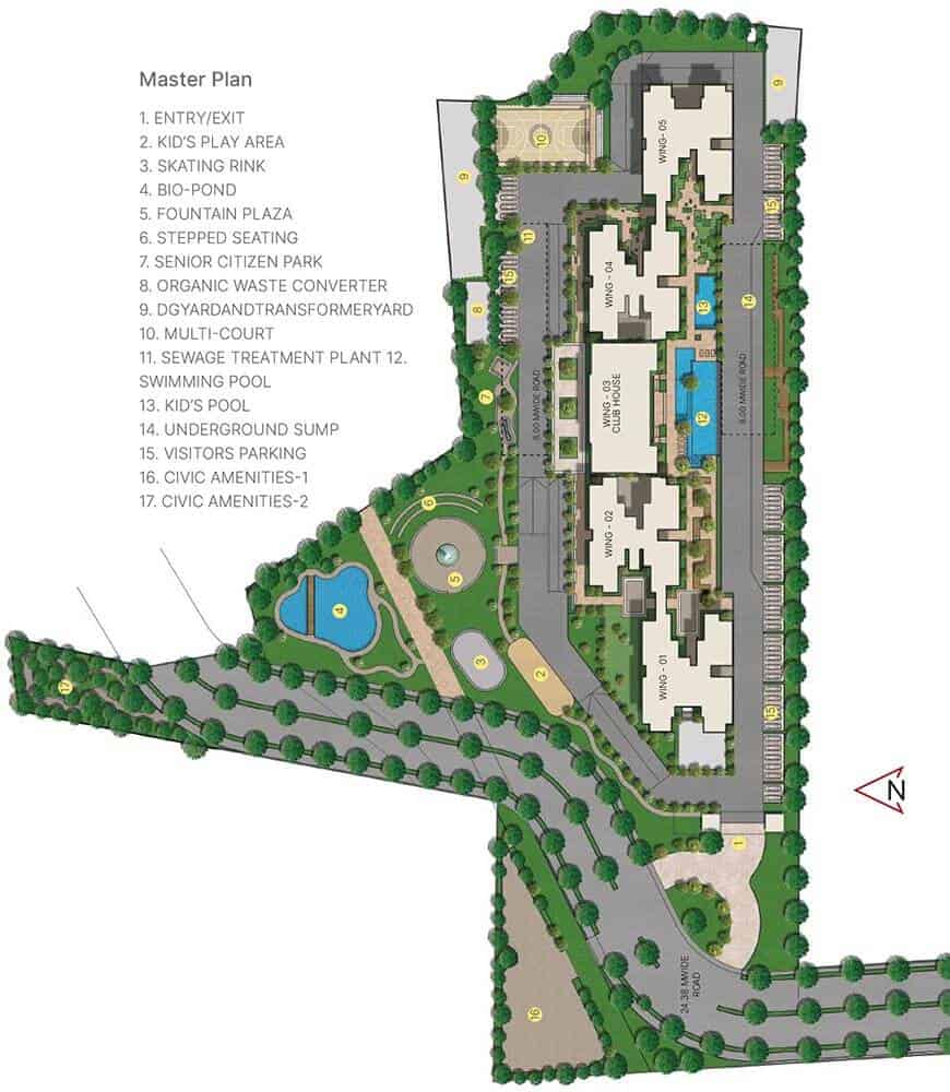 Sobha Town Park Manhattan Towers, Hosur Road - Reviews & Price - 3 BHK Apartments For Sale In Bangalore 1